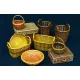 Plus Model Wicker baskets big – dioráma kellék makett