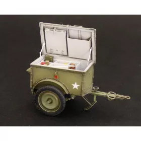   Plus Model U.S.Telephone trailer K-38 – dioráma kellék makett