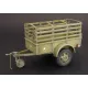 Plus Model U.S.1-ton trailer Ben Hur – dioráma kellék makett