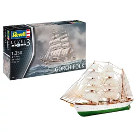 Revell Gorch Fock – 1:350 vitorláshajó makett