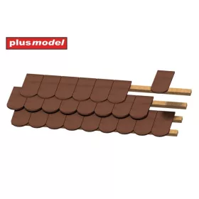   Plus Model Roof tiles smooth 140pcs – dioráma kellék makett