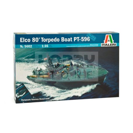 Italeri ELCO 80' PT - 596 TORPEDO BOAT 1:35 hajó makett 5602IT