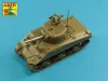 Aber Models U.S. 75mm M3 tank barrel for Sherman M4 - amerikai 75 mm-es M3 harckocsi-lövegcső