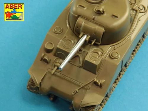 Aber Models U.S. 75mm M3 tank barrel for Sherman M4 - amerikai 75 mm-es M3 harckocsi-lövegcső