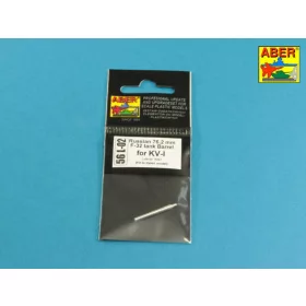   Aber Models Russian 76,2 mm F-32 barrel for KV-1 - orosz 76,2 mm-es F-32 lövegcső