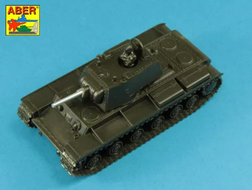 Aber Models Russian 76,2 mm F-32 barrel for KV-1 - orosz 76,2 mm-es F-32 lövegcső