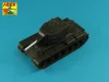 Aber Models Russian 152,4 mm M-10S barrel for KV-II - KV-II – orosz 152,4 mm-es M-10S lövegcső