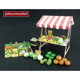 Plus Model Vegetable market – dioráma építmény makett