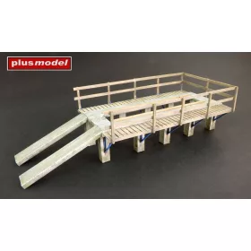 Plus Model Servis ramp – dioráma kellék makett