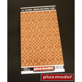 Plus Model Floor brick pattern – dioráma kellék makett