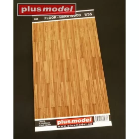 Plus Model Floor dark wood – dioráma kellék makett