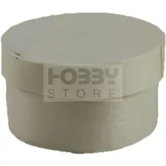 Doboz, háncs kör 6,5 x 4 cm  - 5889