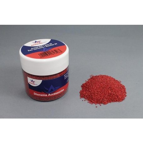 AMAZING ART Red Gravel (piros kavics) makettezéshez-dioráma készítéshez
