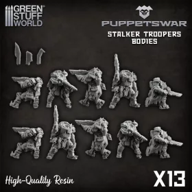 Green Stuff World Stalker Troopers Bodies
