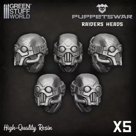 Green Stuff World Raiders heads