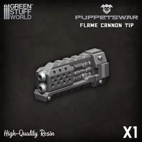 Green Stuff World Flame Cannon Tip