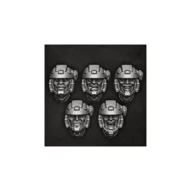 Green Stuff World Troopers heads
