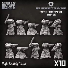 Green Stuff World Tech Troopers Bodies