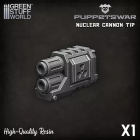 Green Stuff World Turret - Nuclear Cannon Tip