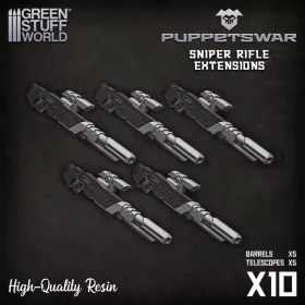 Green Stuff World Sniper Rifle Extensions