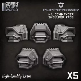 Green Stuff World Commander Shoulder Pads