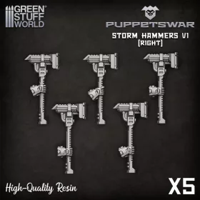 Green Stuff World Storm Hammers 2 - Right