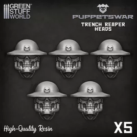Green Stuff World Trench Reaper heads