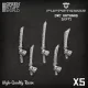 Green Stuff World Orc Katanas - Left