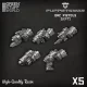 Green Stuff World Orc Pistols - Left