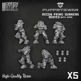 Green Stuff World Gunners Bodies 3