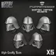 Green Stuff World Sentinel Captain Helmets