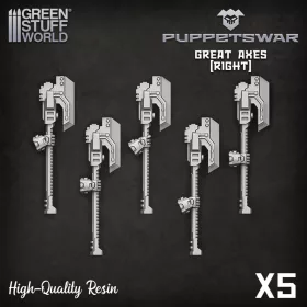 Green Stuff World Axes 2 - Right