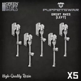 Green Stuff World Axes 2 - Left