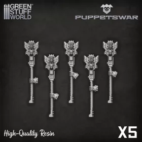 Green Stuff World Maces - Left