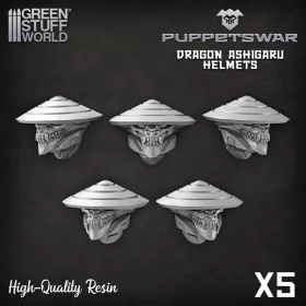 Green Stuff World Dragon Ashigaru Helmets
