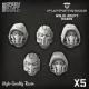 Green Stuff World Puppetswar - Ninja Adept Heads