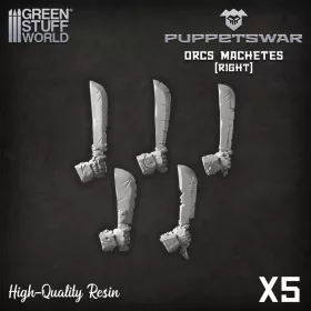 Green Stuff World Orcs Machetes - Right