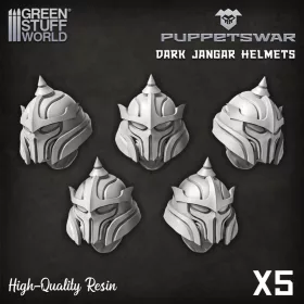 Green Stuff World PuppetsWar - Dark Jangar Helmets