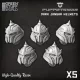 Green Stuff World PuppetsWar - Dark Jangar Helmets