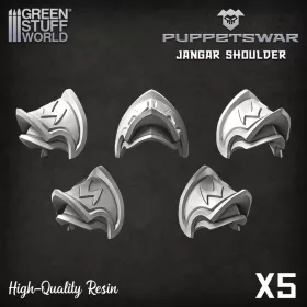 Green Stuff World PuppetsWar -  Jangar Shoulder Pads