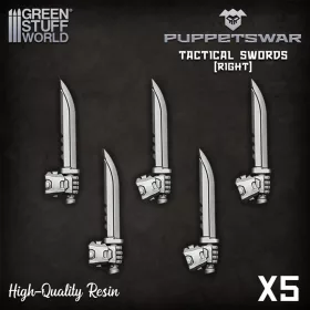Green Stuff World Puppetswar - Tactical Swords - Right