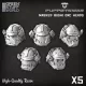 Green Stuff World PuppetsWar - Masked Bushi Ork Heads