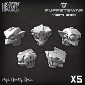 Green Stuff World PuppetsWar - Gobots Heads