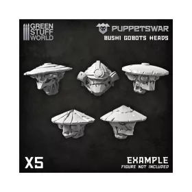 Green Stuff World PuppetsWar - Bushi Gobots Heads