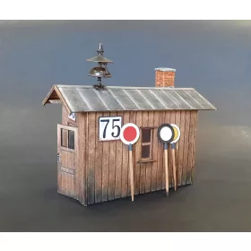   Plus Model Railway guard house – dioráma építmény makett