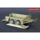 Plus Model US trailer M18 tandem axle – járműmakett