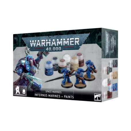 Warhammer Space Marines: Infernus Marines + Paints Set 