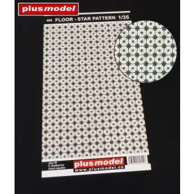   Plus Model Floor – star pattern – dioráma kellék makett