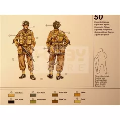 Italeri British Paratroopers 1:72 figura makett 6034IT
