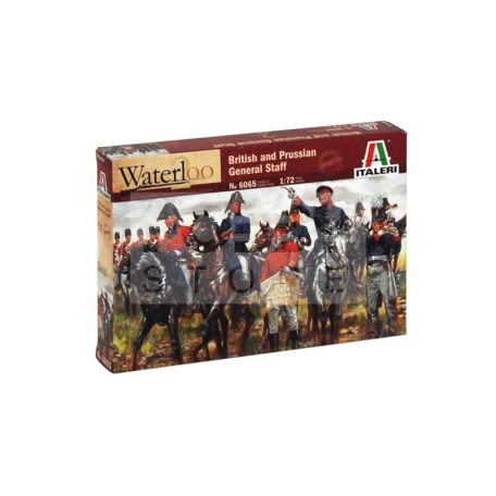 Italeri WATERLOO (200years) BRITISH & PRUSSIAN GEN.ST. 1:72 figura makett 6065IT